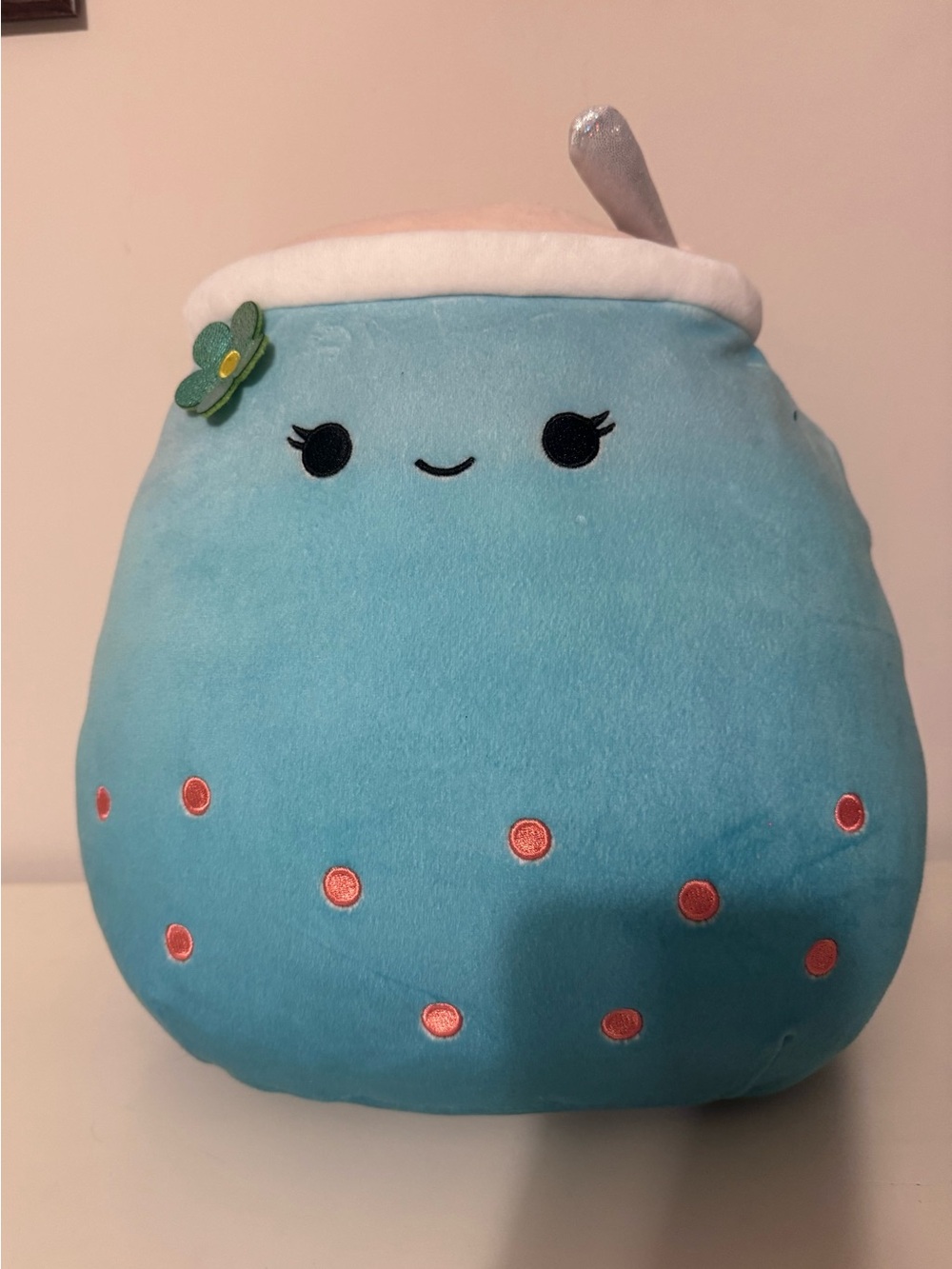 Squishmallow Jakarria the Blue Boba Tea